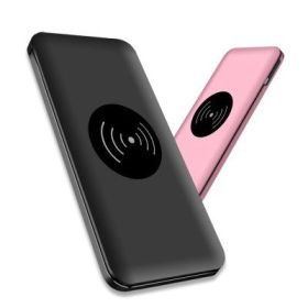 Powerfull Portable Powerbank With Wireless Charger (Color: SILVER)